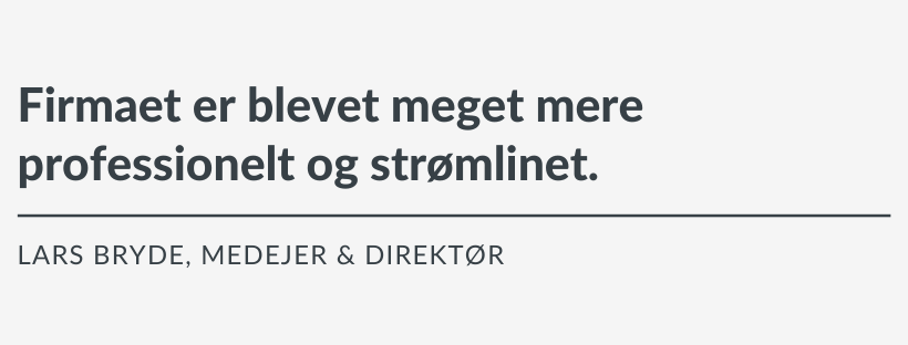 Bentsen Emballage, Citat 1